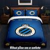 Club Brugge FC Design Bed Bedding Set 1 Duvet Cover + 2 Pillowcases Soft Breathable Household Bed Linens