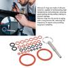 30 piezas Juntas tóricas de silicona para máquina de café con herramienta llave para reparación de máquina de café Kit de reparación de juntas tóricas de silicona Juego de mantenimiento