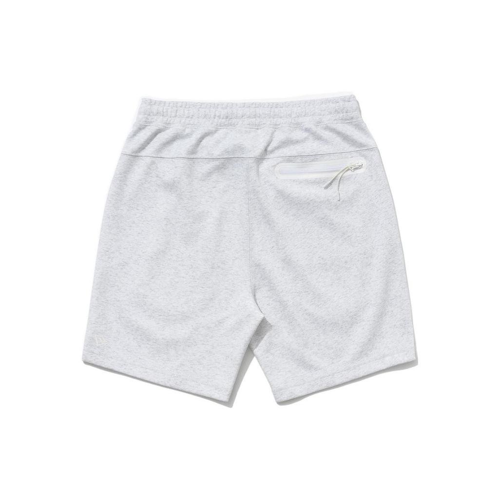 New Era SS22 Minimalist Fleece Loose Mid-Rise Shorts Unisex shorts Gray White 13086464