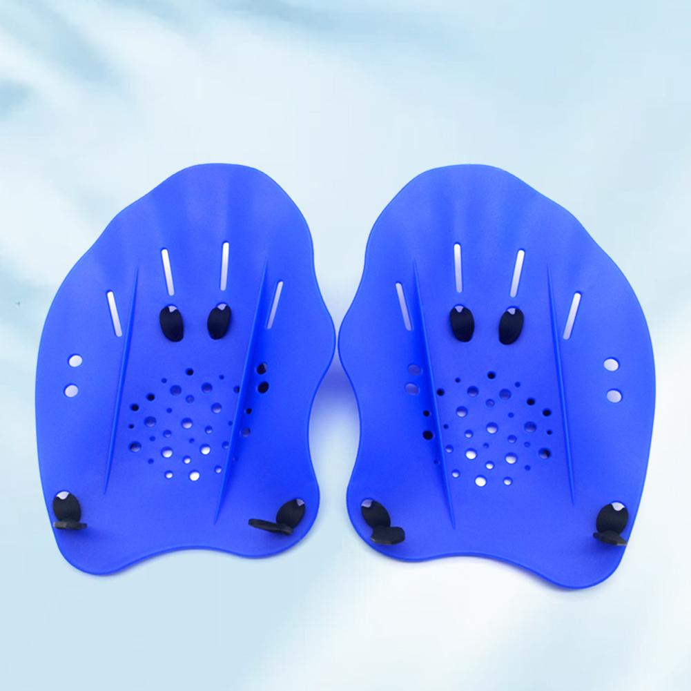 1 Pair Swimming Training Hand Paddles with Adjustable Straps Swim Hand Paddles Swimming Paddle Fin Flipper for Men Women Kids