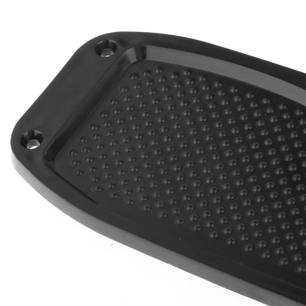 Black Transom Plate Outboard Mounting Motor Engine Bracket Pad for Inflatable Boat Rubber Dingy
