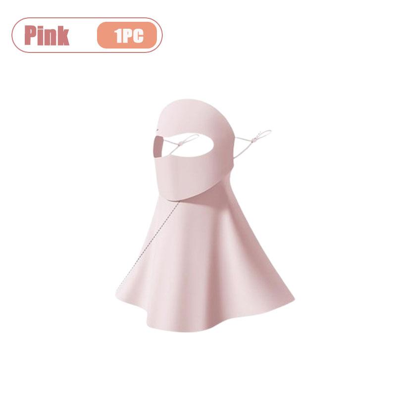 1-10PCS Ice Silk Face Mask Women Cooling Breathable UV Protection Eye Cover Summer Sun Mask Dustproof Stylish Face Gaiter