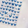 Jelly Butterfly 5D Nail Art Sticker Rhinestone Crystal Charming Shiny Insect Animals DIY Self Adhesive Decoration Manicure Decal