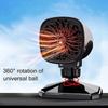 150W Car Air Heater 12/24V Winter Windshield Defroster Angle Adjustable Heating & Cooling Dual Use Cigarette Lighter Plug
