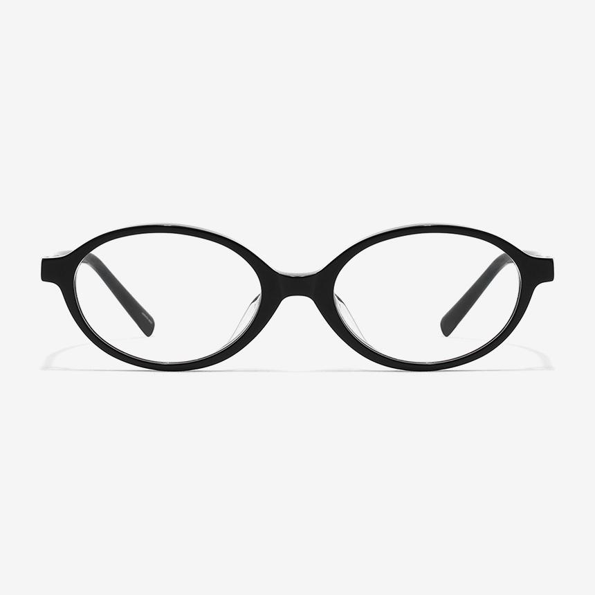 Seutailwokeu Black Style18 Bk 50Mm Stylework Oval Eyeglass Frames