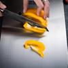 Planche à découper antibactérienne en titane et acier inoxydable - Résistante aux moisissures, planche à découper de cuisine de qualité médicale.