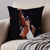 Pop American Singer MMichael Jackson Cushion Cover Pillowcase Antidustmite Invisible Zipper Short Plush Sofa Cushion