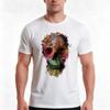Skull  TShirt Summer Casual Cotton Tee Oversized Streetwear Tops Vintage Graphic Print Loose Fit Short Sleeve  Cotton