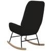 Rocking Chair Black Fabric
