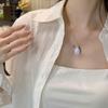 Diana Style Natural Freshwater Baroque Pearl Pendant Classic Princess Necklace
