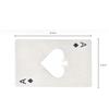 Spades A Credit Card Type Bottle Opener Creative Playing Card Shape Stainless Steel Portable Bottle Opener Beer Screwdriver