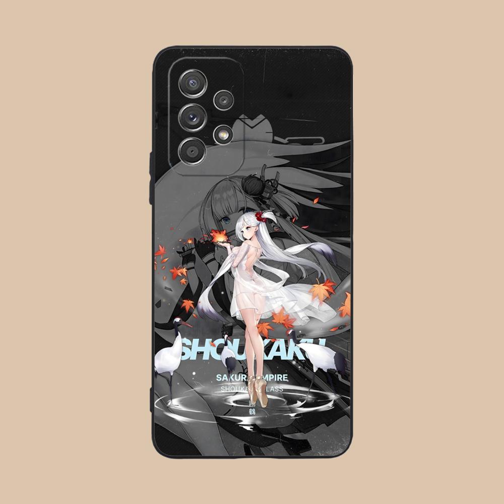 Azur Lane Shoukaku Phone Case for Samsung Galaxy M55 54 42 35 34 33 32 23 22 15 14 13 12 F55 5G Soft TPU Shockproof Cover