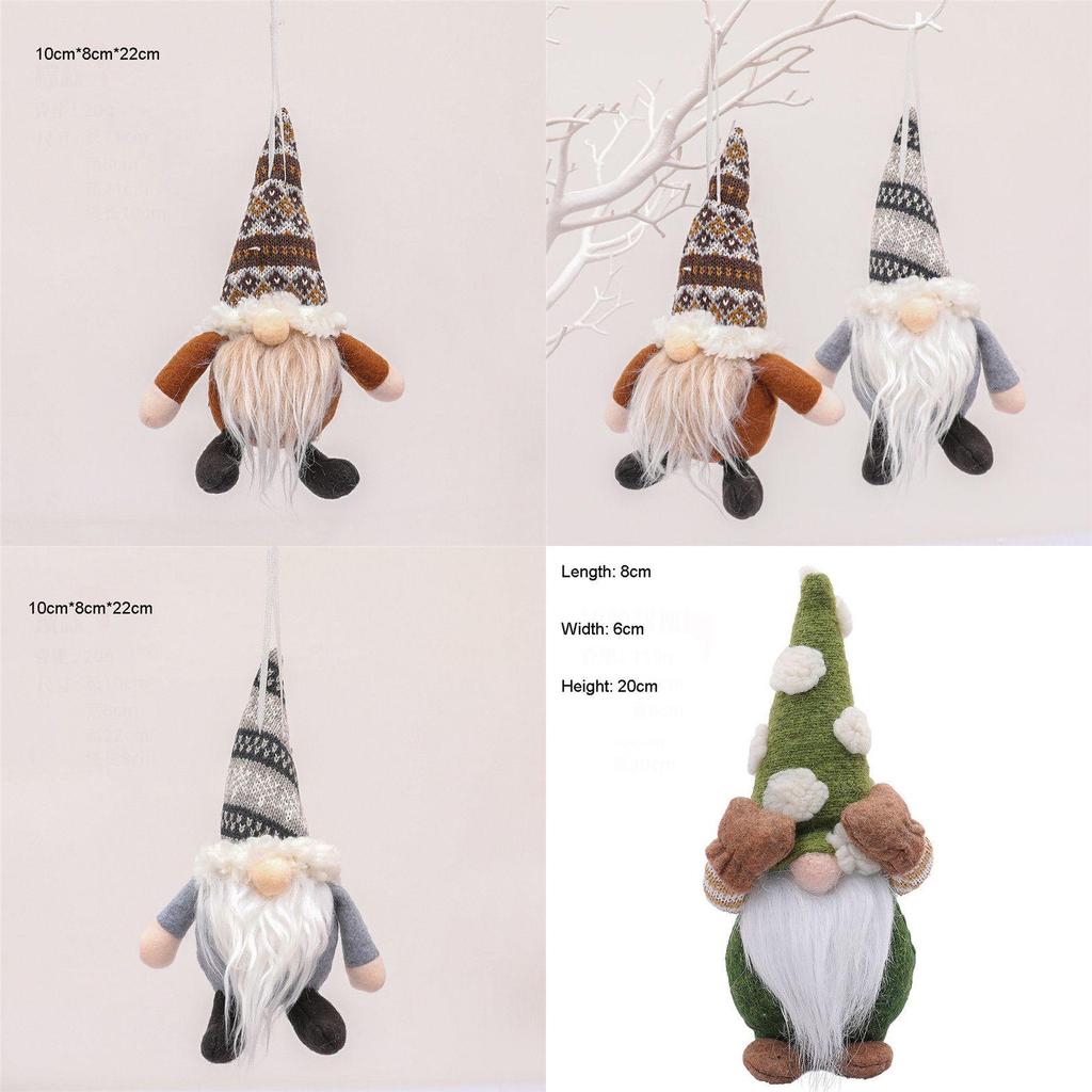 Charming Faceless Doll Christmas Decorations For Delightful Home Ornamentation