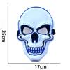 1Pcs Fashion Horror Halloween Skull Mask Led Light Cosplay Costume Cosplay Mask Halloween Party Supplies Halloween Party