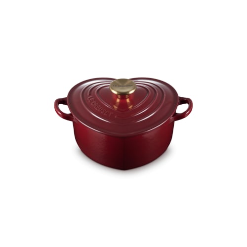 

Le Creuset Cocotte d Amour Rhone Cast Iron Enamel Pot, Gas, Induction, Oven, and Dishwasher Safe, Perfect for Weddings, Anniversaries, and Bridal Gift