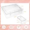 2025+ Small Bead Organizers Box, 13Pieces Plastic Storage Cases Mini Clear Bead Storage Containers Boxes with Hinged Lid