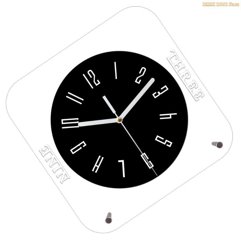 K1AE Wall Clock Decorative Clock Silents,Battery Operated, Moderns Wall Decors Living Room,Kitchen,Office Housewarmings Gift