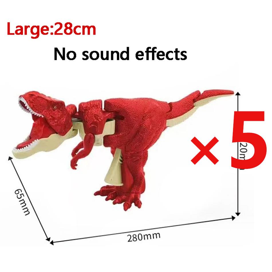 Children Decompression Dinosaur Zazaza Toy Decompression Toy Telescopic Swing Dino Model Kids