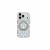Simple White & Pink Polka Dot 360° Bracket for Apple 17 Pro Max, 16 Pro Max, 15 Pro - Double Layer Protection