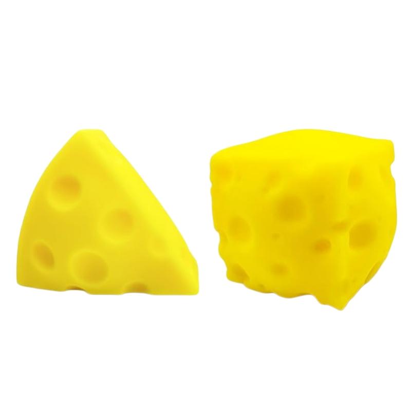 Cheese Squishy Slow Rising Fidget Toy Slow Rebound Squeeze Ball Stress Relief For Adults Sensory Anxiety Relief Toy