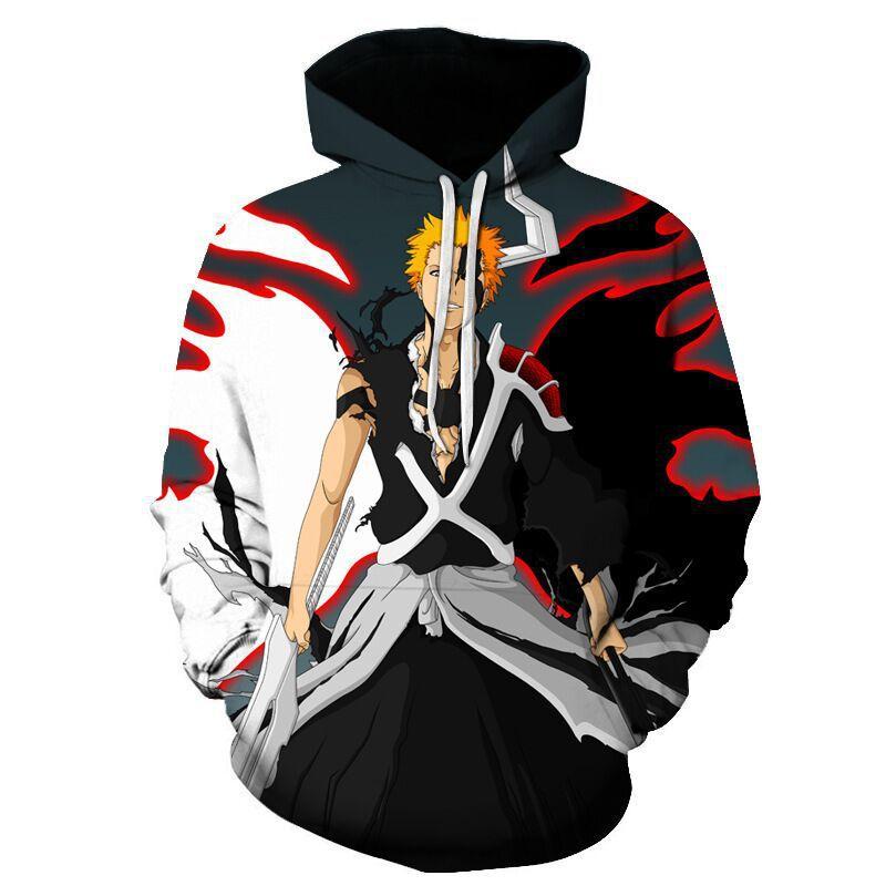 2026 new classic sunman reaper cosplay periphery, animation 3D digital printing casual hooded sweater