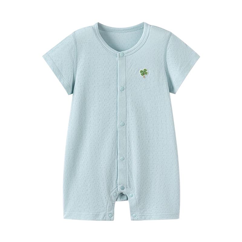 

Летний комбинезон Babylove с коротким рукавом, жаккардовый, из бамбука и хлопка 66