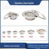 Stainless Steel Eyelet Rivet for DIY Belts, Clothing, Luggage - Durable, Non-Oxidizing Metal