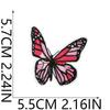 Butterfly Applique Designs with Embroidered Texture, 10 Assorted Appliques for Decorating Clothing, Shoes, Bags, and Fabric Craft Projects