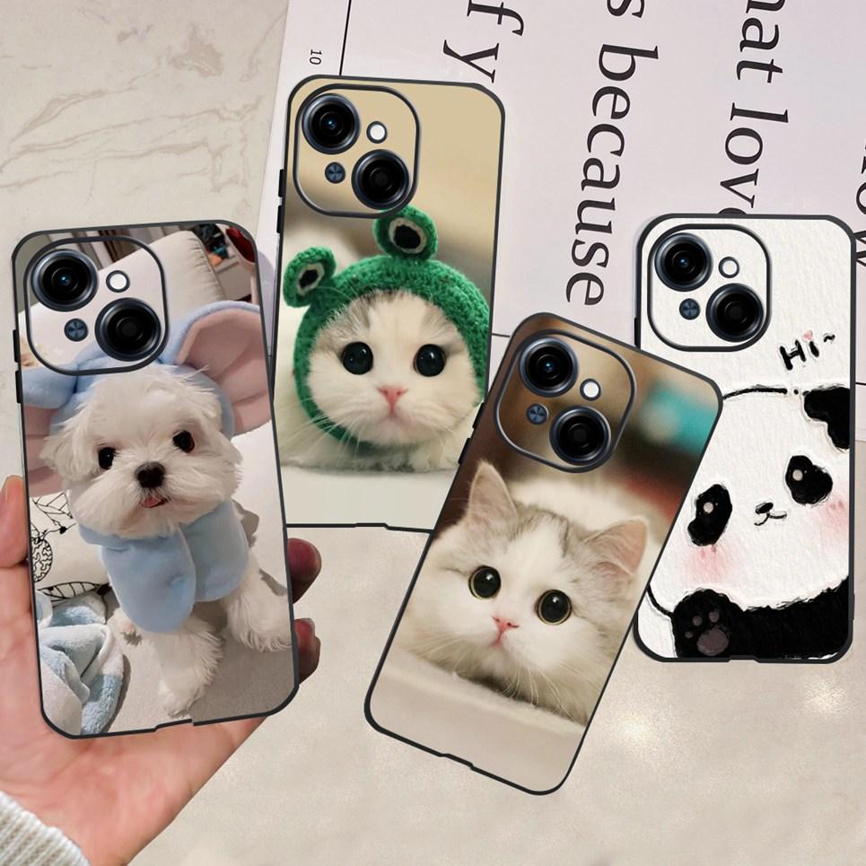 For Tecno Spark GO 1 / Spark GO 2025 / Pop 9 Phone Cover Case Cool Cartoon Dragon Space Man Cute Cat Funda Soft Black Silicone