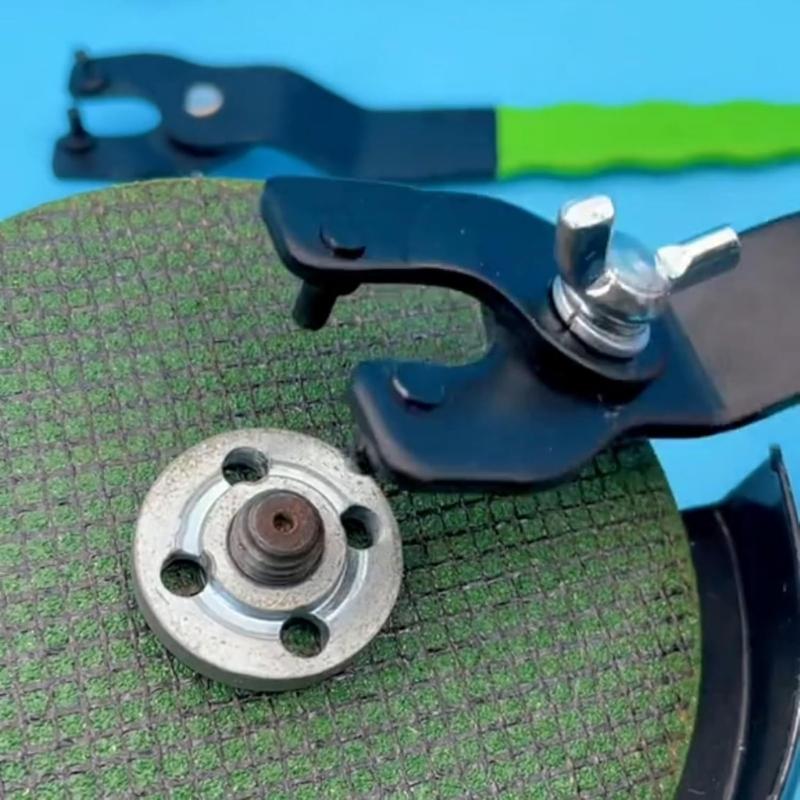 Angle Grinder Flange Nut Set with Wrench High Temperature Resistant Nuts Suitable for Efficient Polishing and Cutting