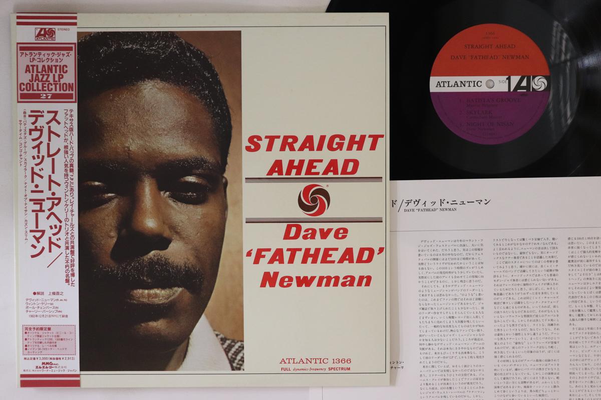 

LP Record DAVID NEWMAN - Straight Ahead AMJY1366 ATLANTIC 1992 Japan Obi Jazz