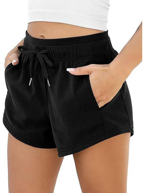 2025 Versatile Straight-Leg Loose-Fit Yoga Running Shorts with Breathable Pockets