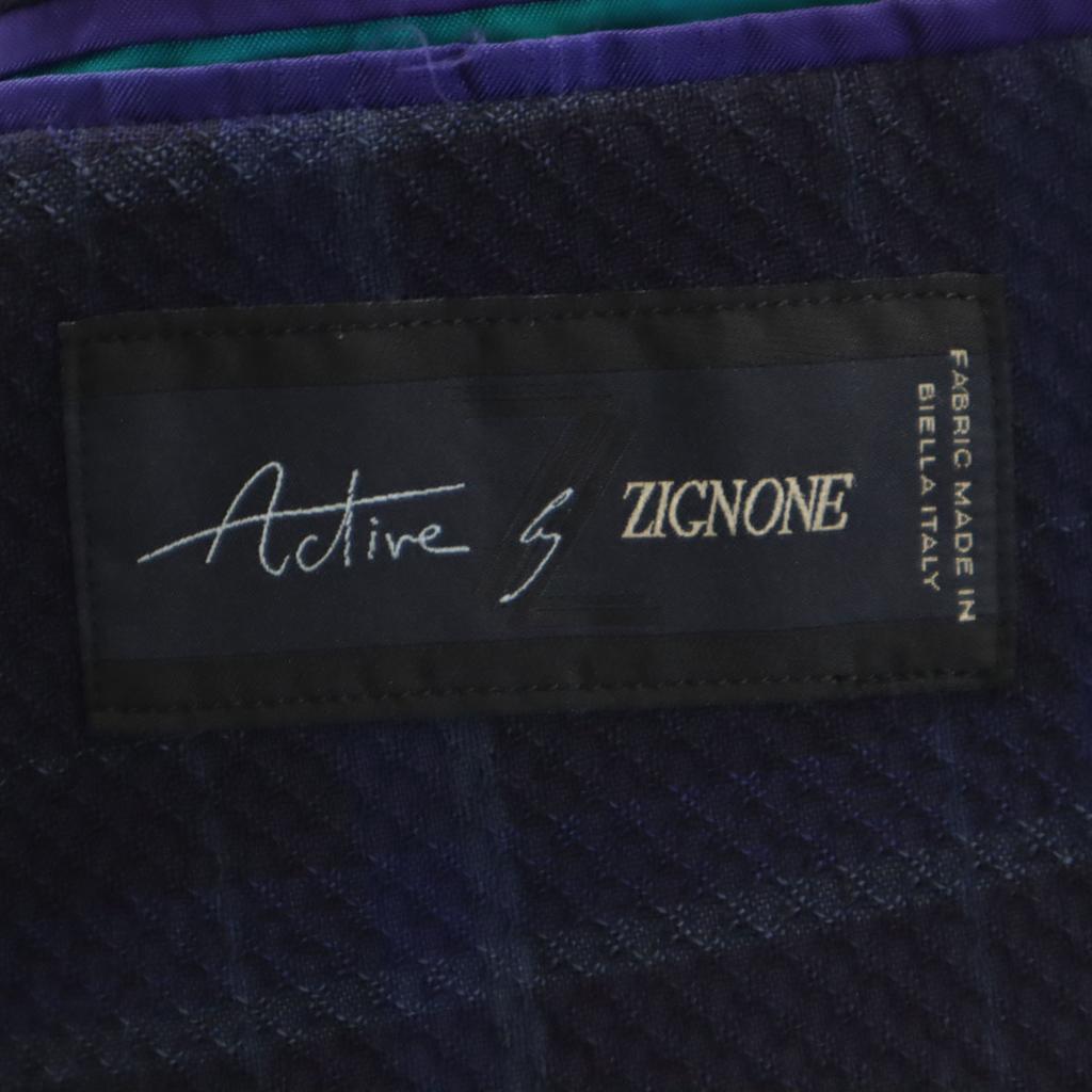 Paul Smith made in Japan Check Pattern tailored jacket M Navy Ancon Men's Used