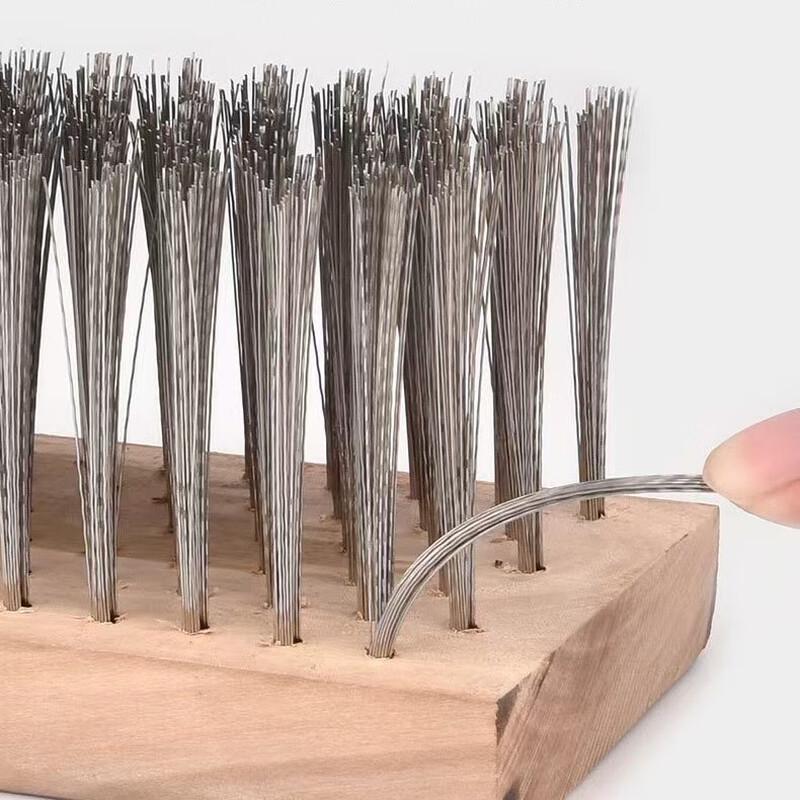 YIXI Hard Bristle Metal Floor Cleaning Brush