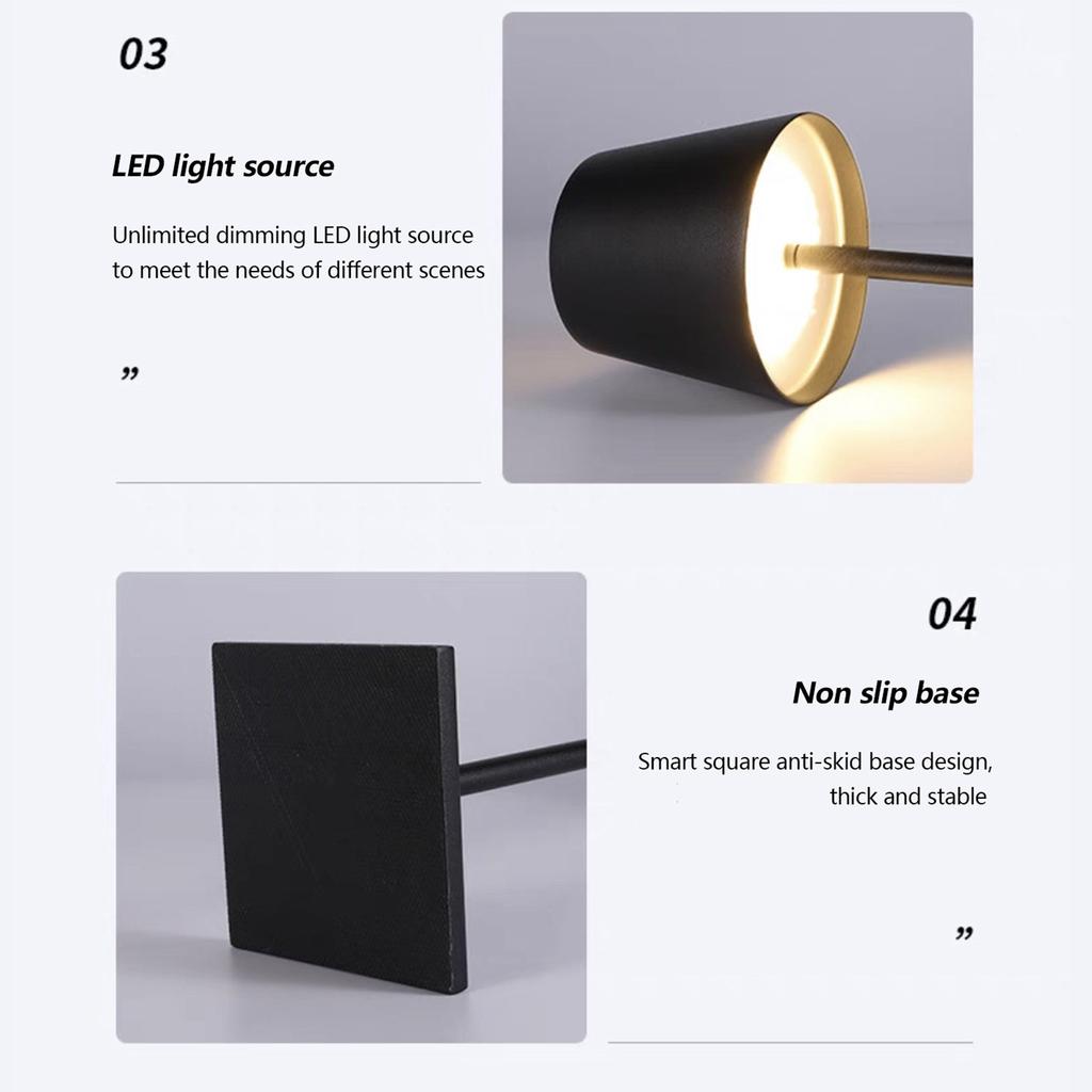 Mushroom Lamp High-foot Table Lamp Personalized Creative Removable Detachable Table Lamp Bar USB Rechargeable Wine Head Lamp