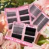 TK Hot Selling DIY Eyelash Book LargeCapacity Cluster 9-16mmDIY Lash Extension Kit Cd Curl Fluffy Lash Clusters Book with Bottom
