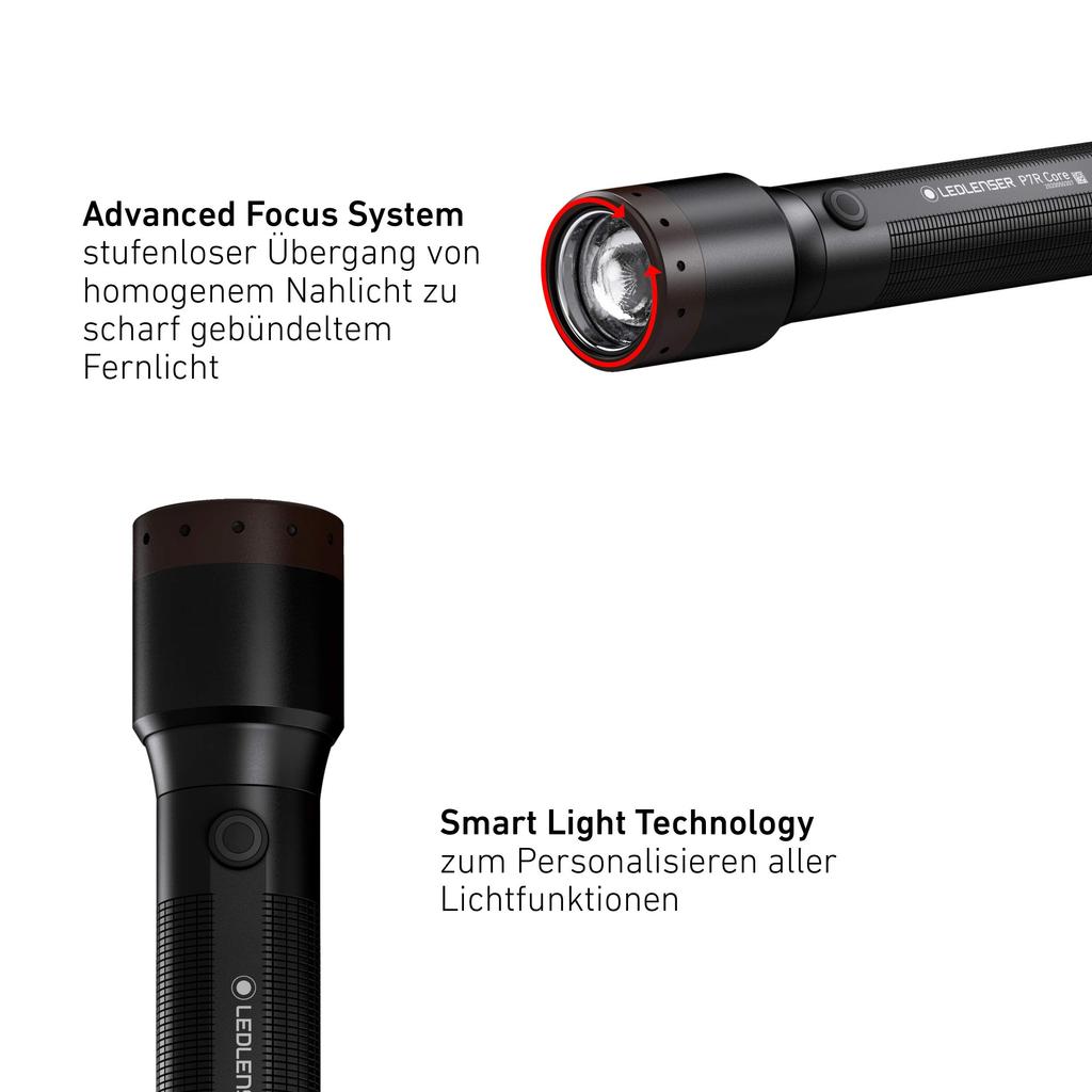 Ledlenser P7R Core LED Wiederaufladbare Taschenlampe [Originalprodukt]