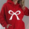 2025 European and American Style Long-sleeve Hoodie with Bow Knot for Autumn/Winter