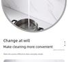 Robinet de cuisine pliable et pivotant mural en acier inoxydable NPT avec double ouverture/fermeture et flux d'eau froide simple