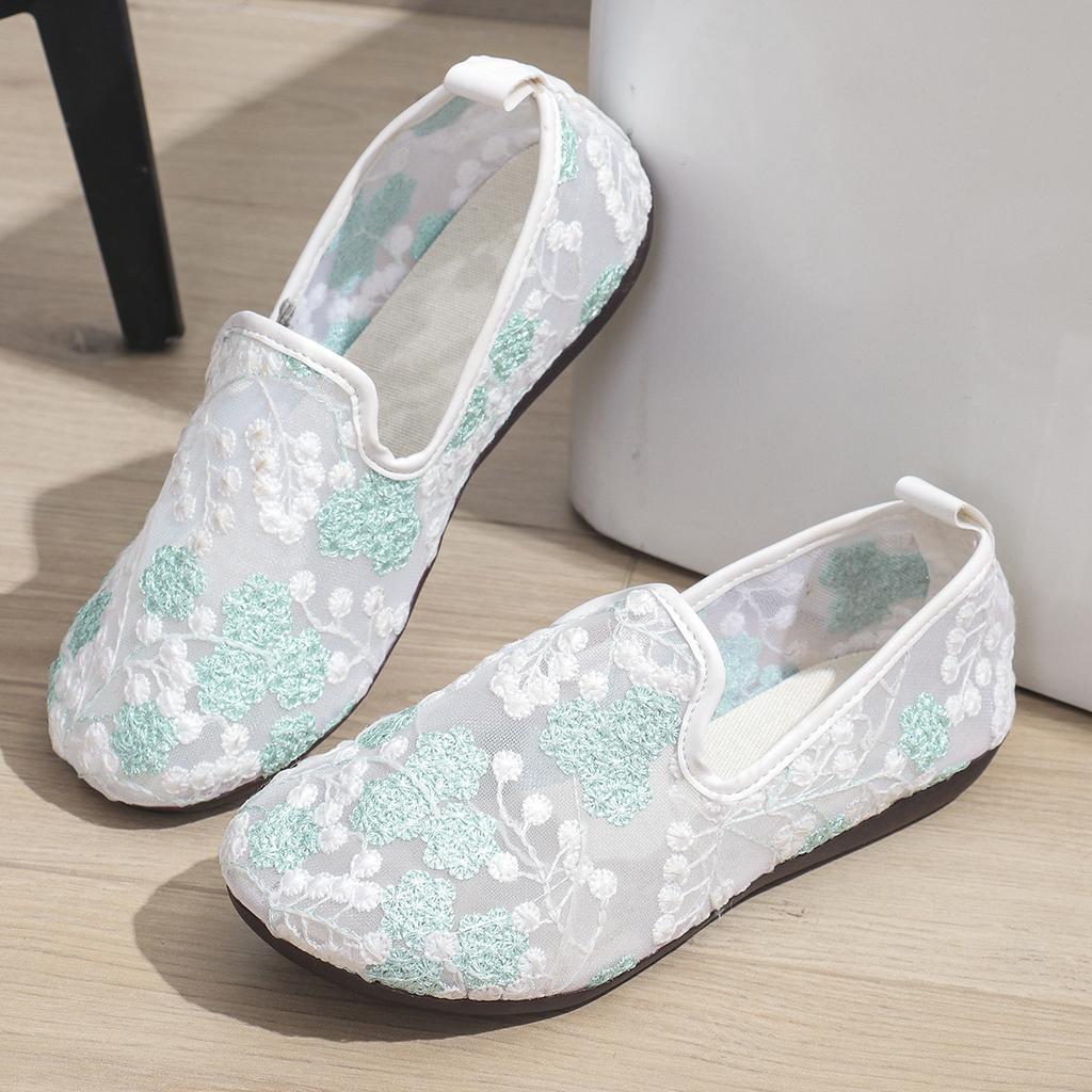 FEMEIE NOUĂ Pantofi Plati Femei Mesh Hollow Outs Pantofi Mocasini din piele naturală Pantofi de mers