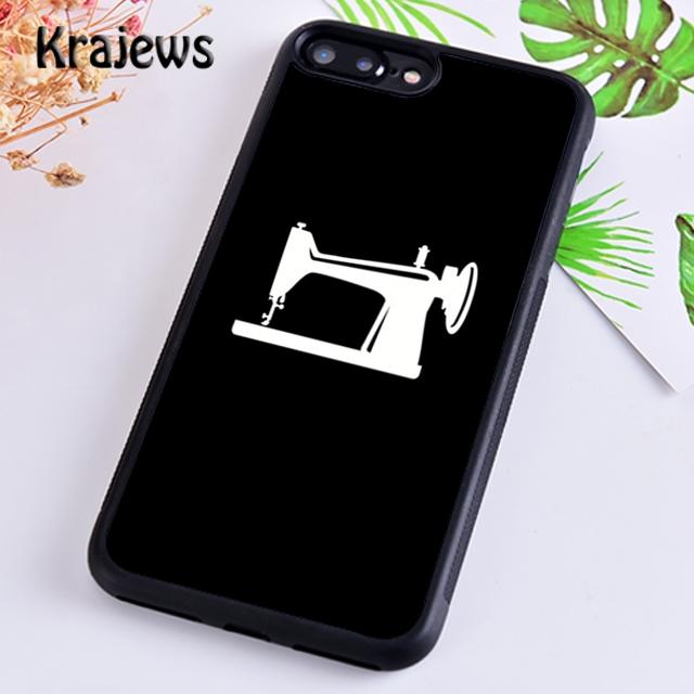 Krajews Eat Sleep Sew Repeat Phone Case Cover For iPhone 17 Air 16 15 14 plus 11 12 13 pro max coque Shell Fundas