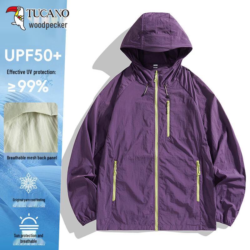 TUCANO Unisex UPF50+ Lightweight Sun Protection Jacket M