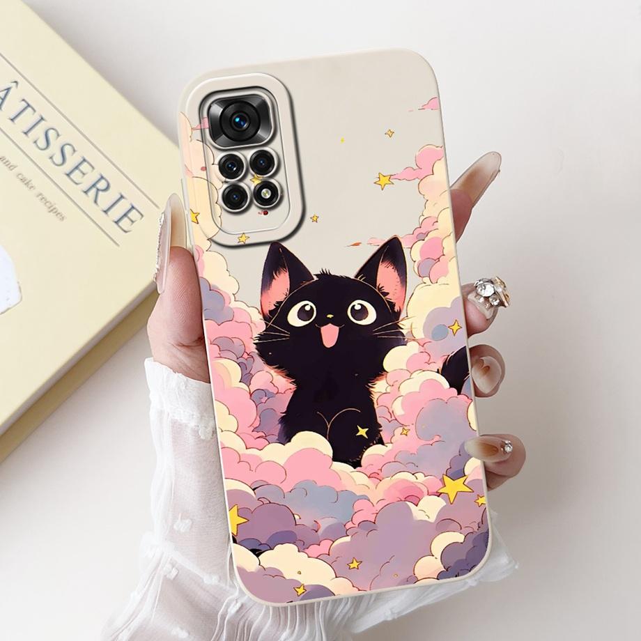 For Xiaomi Redmi Note 11 11S 4g 5g Phone Case For Redmi Note 11 Pro Pro+ Note11T 5G Back Cover Soft Funda Lovely Cartoon Animal