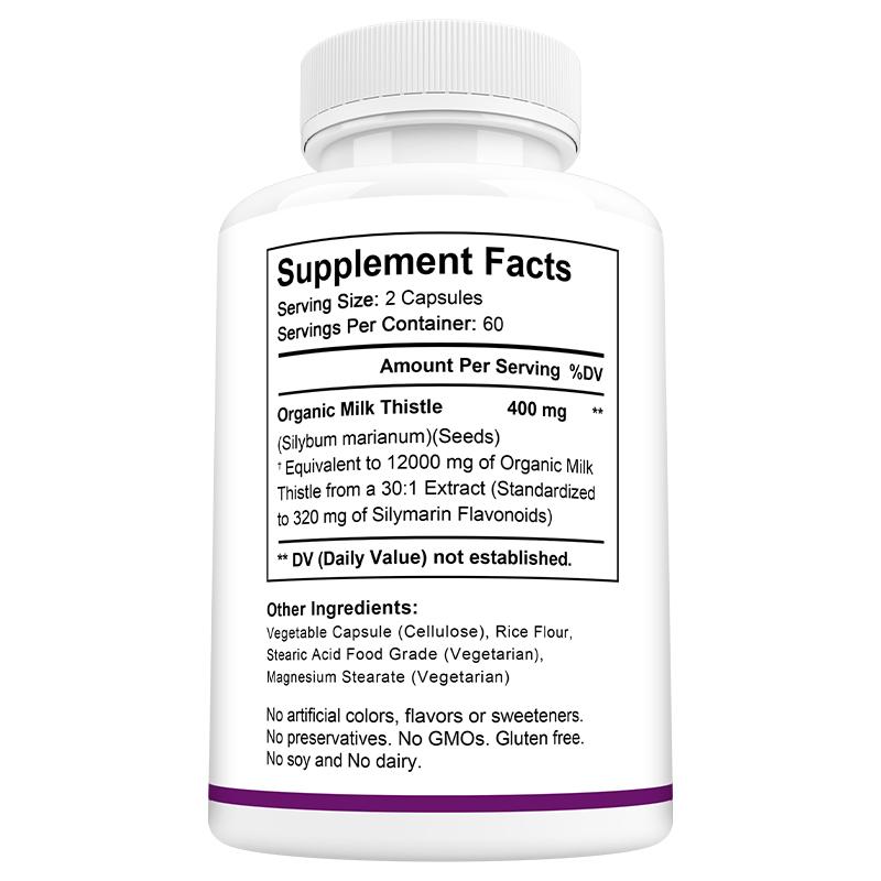 Tecepec Bio-Mariendistel 1200 mg 120 Kapseln - Gesunde Leberfunktion