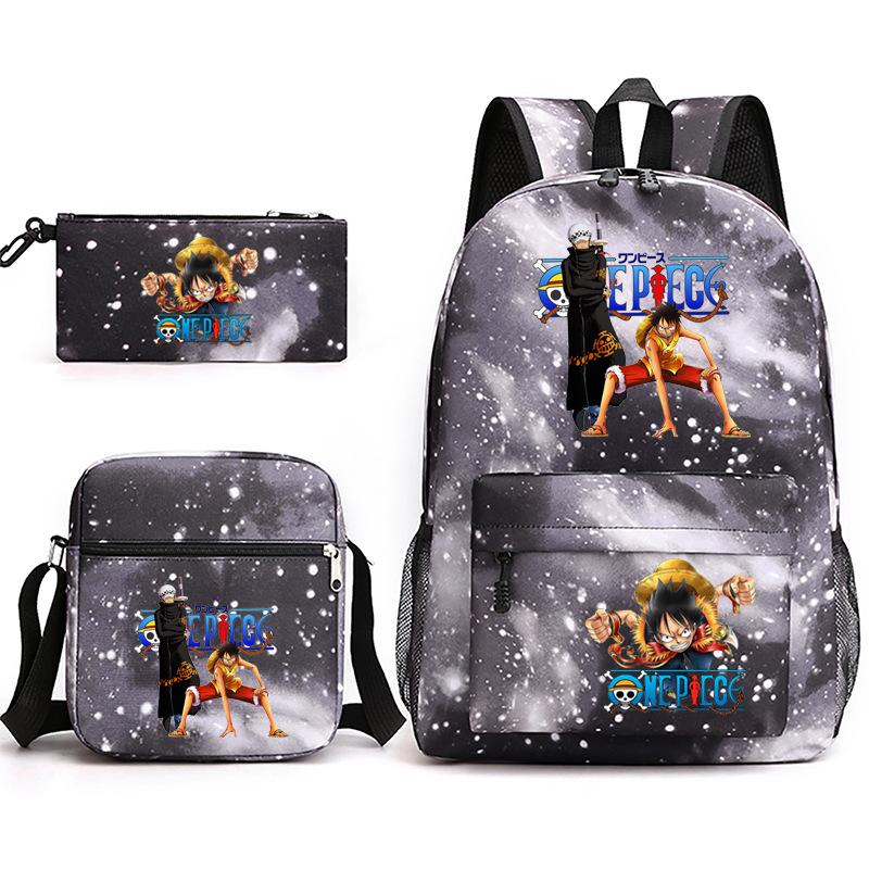 2022 Independent Station Starry Sky 3-piece set ONE PIECE backpack shoulder bag pencil case