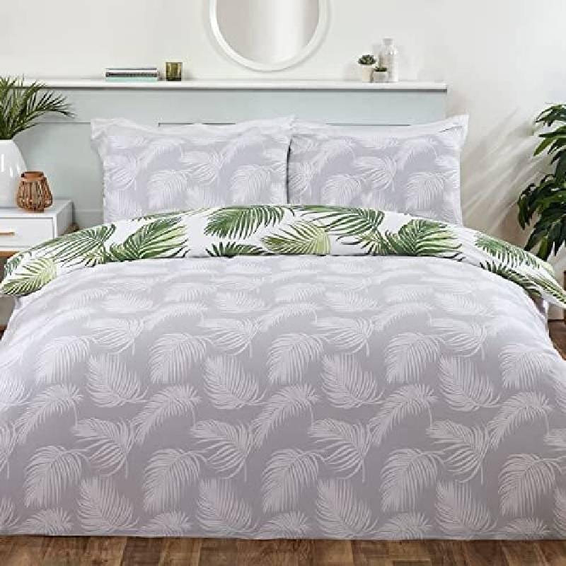 With Set Bedding Pillowcases Sleep Down Tropical Palm Leaves Floral  Duvet Cover