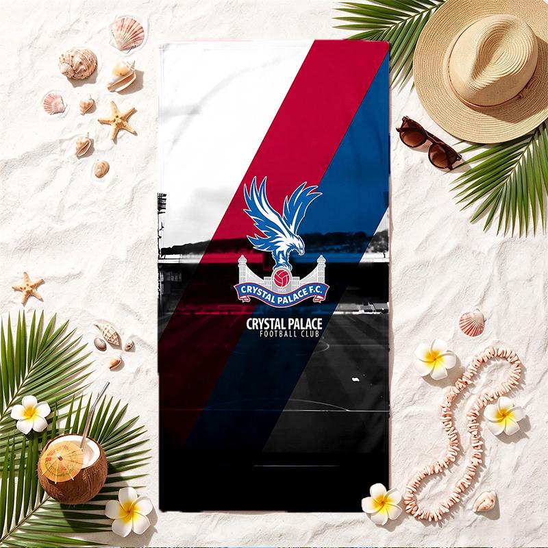 Crystal Palace FC Soft Beach Towel Stylish Beach Pool Towel for Summer Seaside Vacation Travel