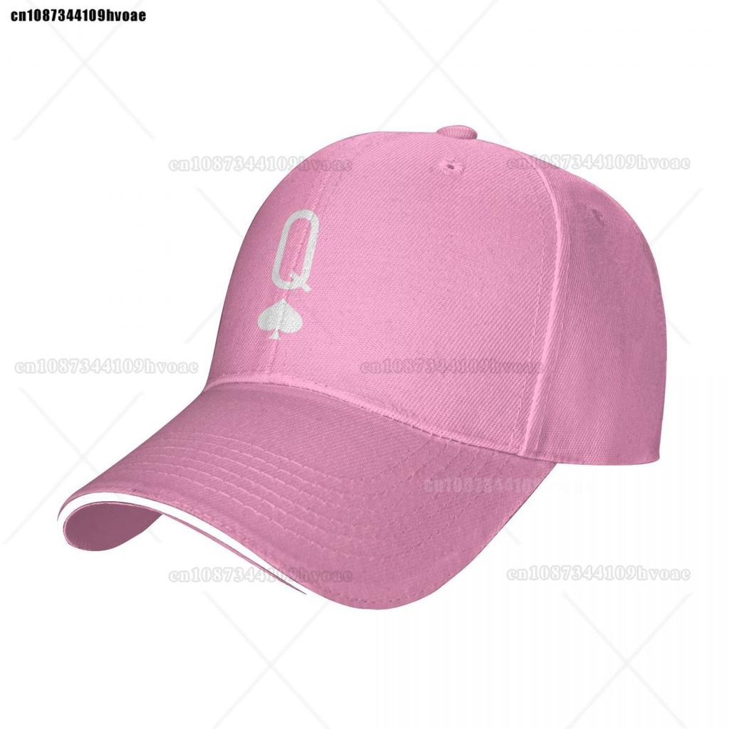 Black And White Queen Of Spades Card Game Baseball Cap Snapback Caps Hip Hop Hats Classic Casual Hat