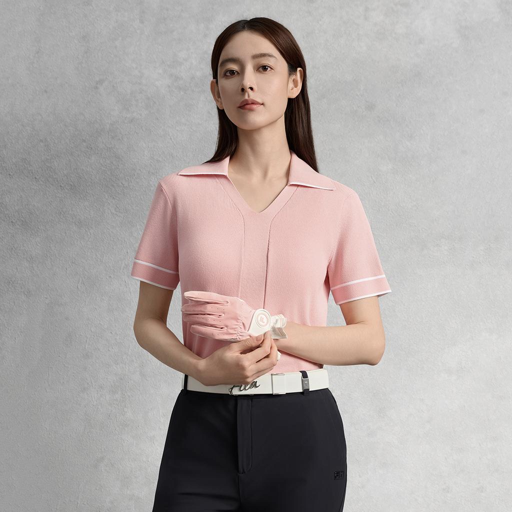 Fila Athletics Fashion Classic Comfortable Short Sleeve Knit Top Women Tops A11W535405F-LP