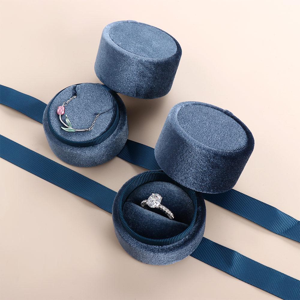 Box Engagement  Ring Bowknot Wedding Displays Box Fashion Accessories Jewelry Display Jewelry Box